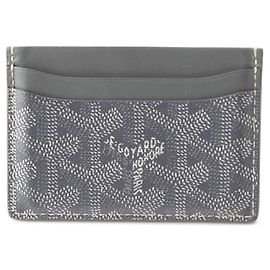 Goyard PVC-Leder-Kartenetui Grau