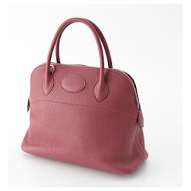 Hermès-Hermes Bolide 31 Handbag Rosewood-Red