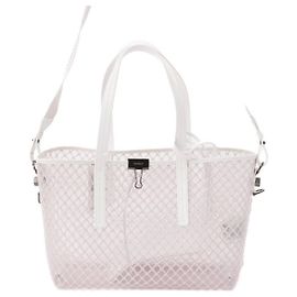 Off White Bolso tote transparente de PVC Off-White Blanco