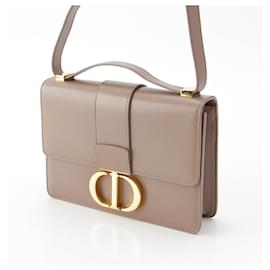 Dior-Dior 30 Montaigne Leather Shoulder Bag-Grey