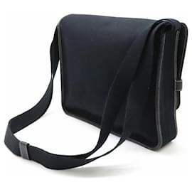 Hermès-Sac à bandoulière en cuir Toilofficier Hermes Buenaventura PM-Noir