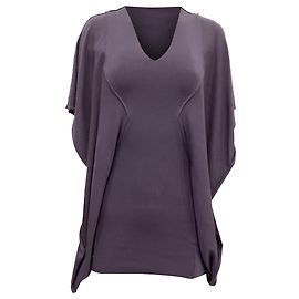 Rick Owens Tunika-Bluse aus lila Viskose Lila