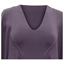 Rick Owens- Rick Owens Tunic Blouse in Purple Viscose-Purple