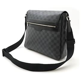 Louis Vuitton-Sac à épaule Daniel MM Damier Graphite Louis Vuitton-Noir