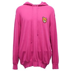 Sudadera Moschino Couture Bear en algodón rosa Rosa