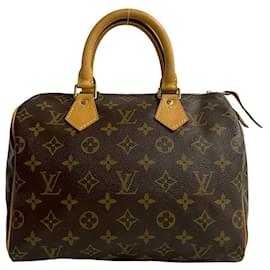 Louis Vuitton-Louis Vuitton Speedy 25 Monogram Handbag-Brown