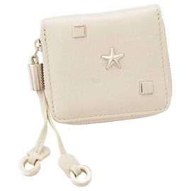 Monedero con estrellas Jimmy Choo Blanco
