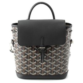 Goyard Alpin Mini Herringbone 3-Wege-Rucksack Schwarz