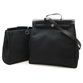 Hermès-Sac 2 en 2 de Hermes Herbag Toilovice-Noir