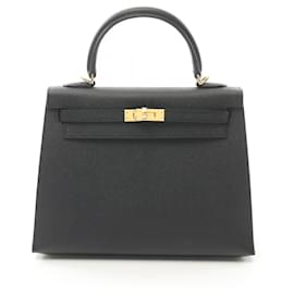 Hermès-Hermès Kelly 25-Noir