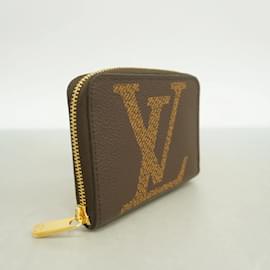 Louis Vuitton-Louis Vuitton Monogram Giant Zippy Coin Purse-Brown