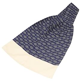Hermès-HERMES Ascot Thaïlande Cravate en Soie Marine Auth ar13517-Bleu Marine