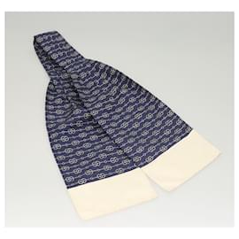 Hermès-HERMES Ascot Thaïlande Cravate en Soie Marine Auth ar13517-Bleu Marine