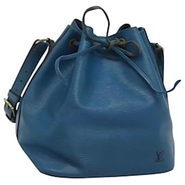 Louis Vuitton-LOUIS VUITTON Epi Petit Noe Shoulder Bag Blue M44105 LV Auth fm4556-Blue