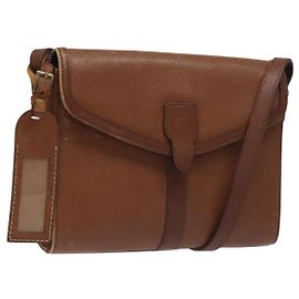 Autre Marque Borsa a Spalla Burberrys in Pelle Marrone Oro Auth BA1620 Marrone D'oro