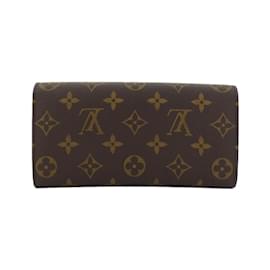Louis Vuitton-Louis Vuitton Monogram Portefeuille Sarah M61734 Wallet-Brown