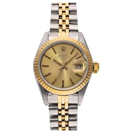 Rolex-Montre Femme Rolex Datejust 69173 Champagne-Autre
