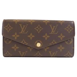 Louis Vuitton-Louis Vuitton Monogram Portefeuille Sarah M60531 Wallet-Brown