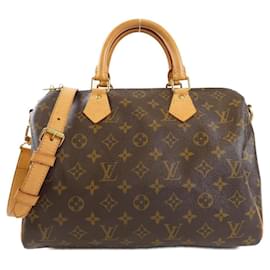 Louis Vuitton-Louis Vuitton Monogram Speedy Bandouliere 30cm Boston Bag-Brown