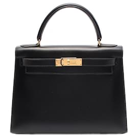 Hermès-Hermès Kelly 28-Noir