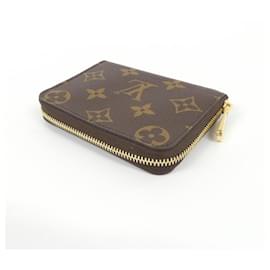 Louis Vuitton-Louis Vuitton Monogram Zippy Coin Purse-Brown