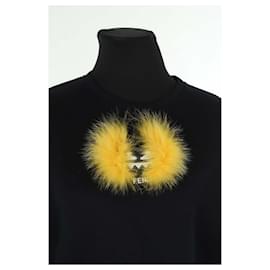 Fendi-Cotton sweatshirt-Black