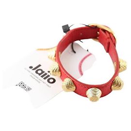 Balenciaga Red leather bracelet Red