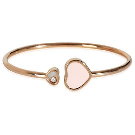Pulseira Bangle Happy Heart em ouro rosa e diamantes Chopard Outro