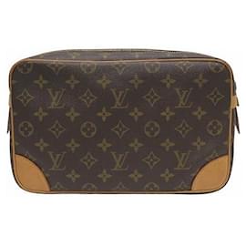 Louis Vuitton-Sac à main Compiegne Monogram Louis Vuitton-Marron