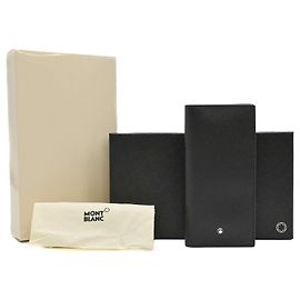 Montblanc Sartorial Leather Long Wallet 15CC Black