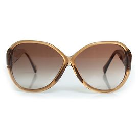 Louis Vuitton Soupcon oversize glitter sunglasses Brown