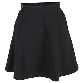 Jupe mini A-Line Sandro en polyester noir Noir