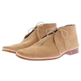 Louis Vuitton Botas mocasines de ante beige Camello