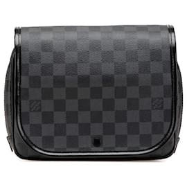 Louis Vuitton-Pochette Suspendable Damier Graphite de Louis Vuitton-Noir