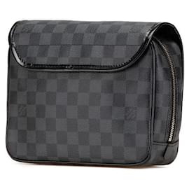 Louis Vuitton-Pochette Suspendable Damier Graphite de Louis Vuitton-Noir