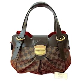 Louis Vuitton-Louis Vuitton Sistina PM Damier Handbag-Brown