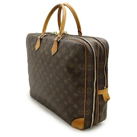 Louis Vuitton-Porte-Documents Voyage Monogram Louis Vuitton-Marron