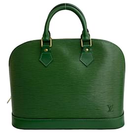 Louis Vuitton-Louis Vuitton Alma Epi Leather Handbag-Green
