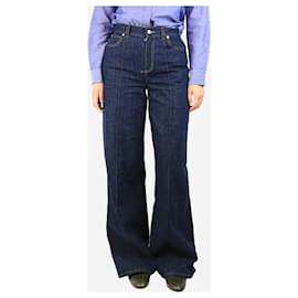 Alexander Mcqueen-Indigo straight leg jeans - size UK 8-Blue