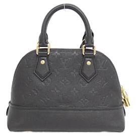 Louis Vuitton-Louis Vuitton Monogram Empreinte Neo Alma BB Handbag-Black