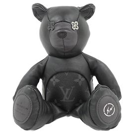 Louis Vuitton Monogram Eclipse Flash Teddybär Schwarz