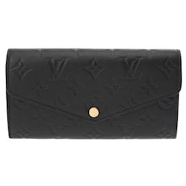 Louis Vuitton-Louis Vuitton Monogram Empreinte Long Wallet-Black