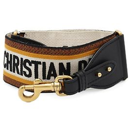 Schultergurt Christian Dior Braun Beige