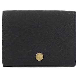 Louis Vuitton-Louis Vuitton Monogram Empreinte Card Case-Black