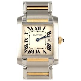 Cartier-Cartier Tank Francaise MM Date Combi Wristwatch-Other