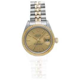 Rolex-Montre Femme Rolex Datejust 79173 Champagne-Doré,Jaune