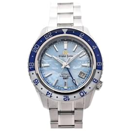Grand Seiko-Grand Seiko Sports Collection Caliber 9S 25th Unkai Dial GMT SBGJ275-White,Blue,Navy blue