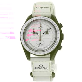 Omega-Omega Swatch SO33R100 Moon MISSION TO MARS Wristwatch-Other