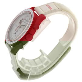 Omega-Omega Swatch SO33R100 Moon MISSION TO MARS Wristwatch-Other