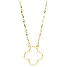 Van Cleef & Arpels-Van Cleef & Arpels Vintage Alhambra Necklace-Golden